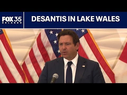 Governor DeSantis holds news conference in Lake Wales