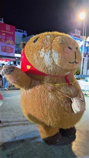 คาบิบาร่า หน้าย่าโม อาบน้ำแล้ว ปะแป้งได้ #สงกรานต์ (เพลงใหม่ เพิ่งแต่ง)