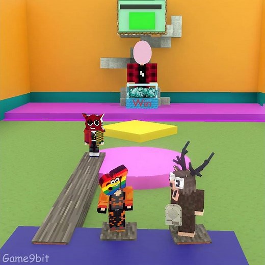 Red Light, Green Light | Deer vs Sprunki Mroona vs Sprunki 67 Color, who won!?