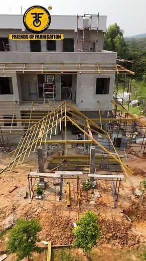 342K views · 4.7K reactions | Steel Roofing structure work | Rajan Rajan | Facebook