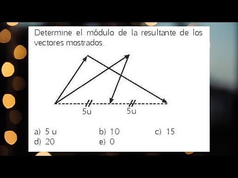 Módulo del vector resultante - Ejercicio resuelto