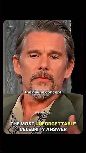 The most unforgettable celebrity answer ￼| Ethan Hawke #motivation #inspiration #ethanhawke #shorts