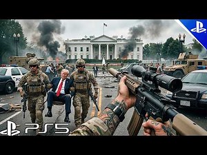 The White House Was Invaded. Call of Duty / Gameplay Immersive [PS5 4K]