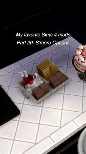 this cute Sims 4 s’mores mod 🍫 youtube: solitasims #Sims4 #Sims4Mods #solitasims | solitasims