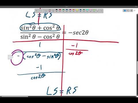 9.4 Trig Identities (Double Angle)