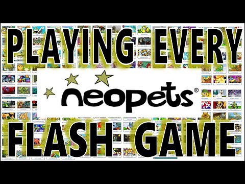 Playing every Neopets Flash game! 173 Total! End of 2020.
