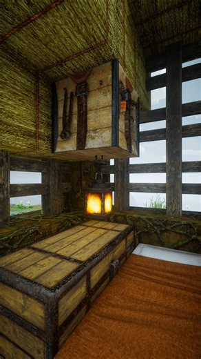 Minecraft Survival Hut🏡 #minecraft #shorts