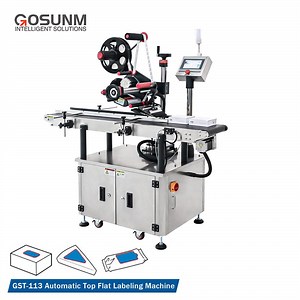 [Hot Item] Automatic Desktop Bag Pouch Top Flat Surface Label Sticker Applicator Machine for Card