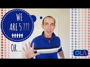 We are 5? | Don't Make This Common Mistake in English