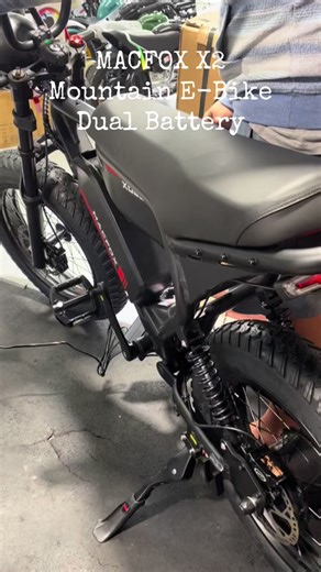 MACFOX X2: E-Bike con Batería Doble para Aventuras