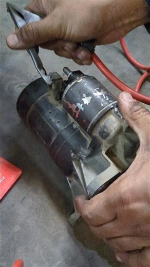 Land Rover self starter motor faulted
