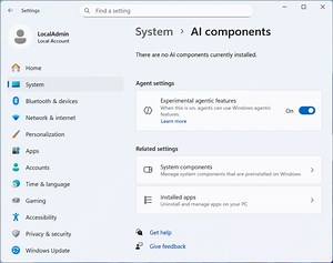 Windows 11 เพิ่มฟีเจอร์ Agent Workspace อนุญาตรัน Agent ช่วยจัดการไฟล์ในเครื่อง