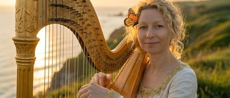 Angel the Harpist Turns Nature Into Sound With “Majestic Monarchs”