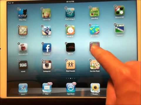 How to create new folder in iPad / iPhone for iOS
