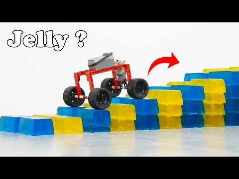 Jelly? Softest Obstacles Ever for LEGO Car | Smart Lego