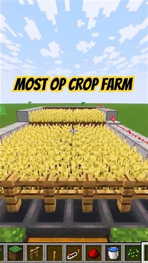 Minecraft's most OP Food Farm (Super easy!)🥶 #minecraft #minecraftshorts #shorts #gaming