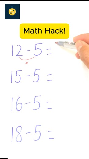 Magic Minus! #math #maths #mathstricks #mathtricks