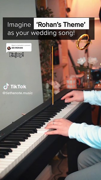 Rohan Theme Piano Song for Wedding Entrance