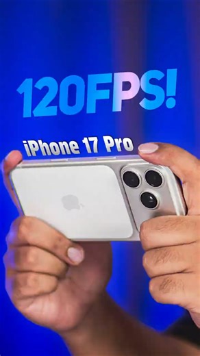 iPhone 17 Pro Gaming Test 🔥 120FPS in BGMI! #shorts #iphone17pro #bgmi
