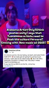 3.8K views · 11 reactions | UNITY in the community?! Incredible 勞 Alabama Artist Only1liltink pushes unity for the city of Tuscaloosa! He previews new music! He said he wants this new music to touch your soul 﫡 Is the culture changing In Tuscaloosa, Alabama? #music #alabama #tuscaloosa #rapmusic #hiphop | Sayyid McKinney | Facebook