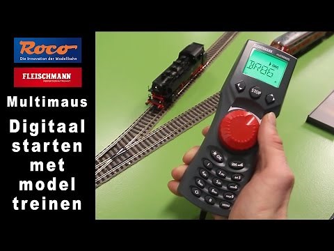Digitaal starten met modeltreinen. Fleischmann - Roco Multimaus.