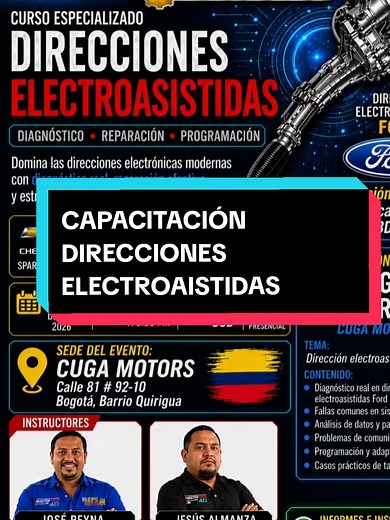 Capacitación en Direcciones Electroasistidas — 27 y 28 junio