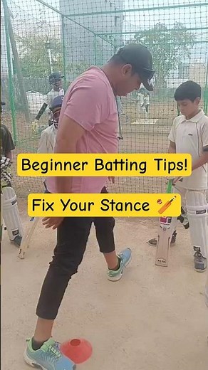 Cricket Coaching Shorts #Shorts Batting Footwork Basics Explained Cricket #BattingTips #Cricket