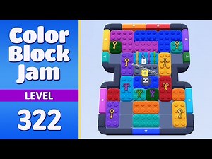 Color Block Jam Level 322 | Every Puzzle Solved! 🎯