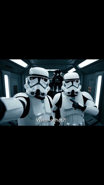 Stormtroopers Prank Darth Vader with Helium Voice! #starwars #darthvader #funnyshorts #prank