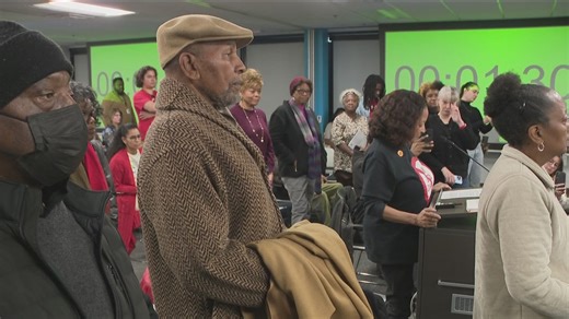 DeKalb County commissioners discussing new rules for data center during meeting