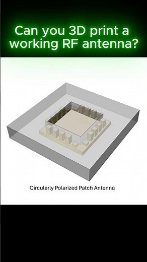 Can You 3D Print a Working RF Antenna with Conductive Filament #conductivefilament #3dprinting