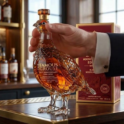 The Famous Grouse 130th Anniversary 1896 2026 Whisky Decanter - Applemug