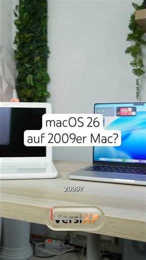 Liquid Glass Kühlt? 🌊 #apple #macOS26 #MacBook2009 #OpenCoreLegacyPatcher #RetroTech #macOS #fail