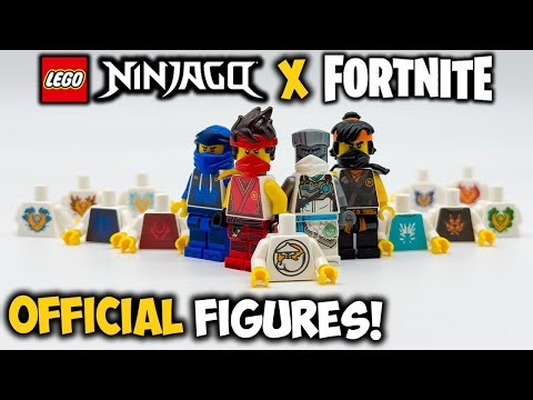I got the OFFICIAL Ninjago x Fortnite Minifigures! + More Exclusive Ninjago Parts (Minifig Factory)