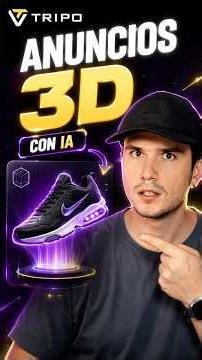 Crea anuncios 3D con IA en minutos y sin Blender 🤯 | Tripo AI