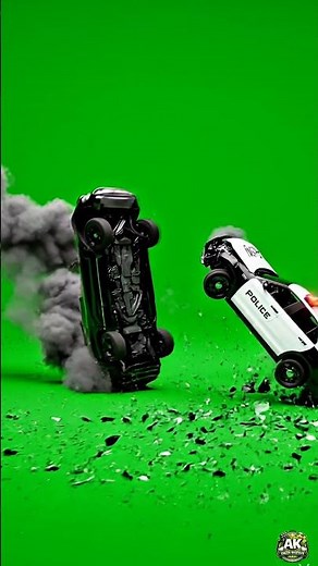 Car Crash scene green screen | Massive Explosion VFX effect #carcrash