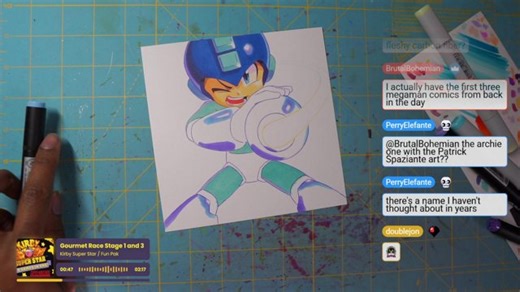 Coloring Mega Man
