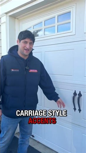 Raised Panel Garage Door With Glass and Carriage-Style Accents Explained