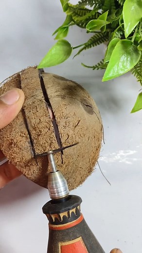 11K views · 277 reactions | Easy making coconut shell scooter 便 #shortsfeed #shortsfeed #bestoutofwaste #craft #shorts #diy #reelsvideo #reelsinstagram #coconutshellcraftideas #coconutshellproduct #trending | Master Ideas | Facebook