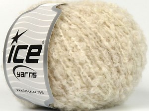 ALPACA WOOL BOUCLE Yarn by Ice Yarn White Ecru Black 50g 1 Ball - Etsy