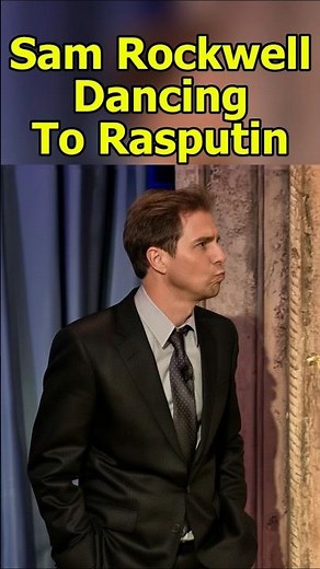 Sam Rockwell dancing to Rasputin#flashback #savik6655 #shorts #short