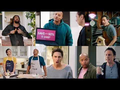T-Mobile Commercials Compilation Zach Braff and Donald Faison Musical Ads Review