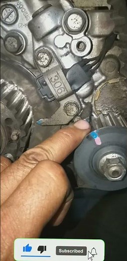 4G64 Mitsubishi timing belt installation.