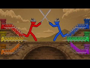 Battle Stickman 3v3 Bridge Clash (Rematch) ~ Medieval Battle Fight