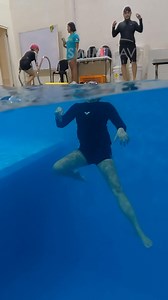 8.6K views · 679 reactions | Learning to swim and float in a 20 feet...