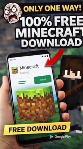 How to Download Minecraft Free 😎🔥 No APK No Virus