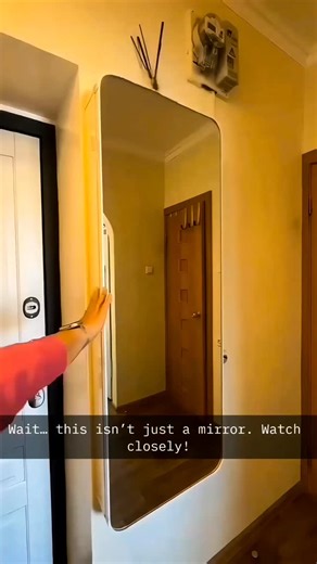 Aluminium and Glass Work on Instagram: "Small spaces deserve smart solutions! This hidden mirror cabinet blew my mind. A full beauty organizer, perfectly tucked behind a sleek mirror — zero clutter, maximum style. Would you add this to your home? #fblifestyle #fbreels #fbpro #HomeHacks #SmallSpaceLiving #SmartHomeIdeas #HomeOrganization #SpaceSaving #InteriorDesignIdeas"