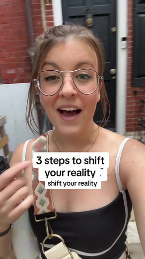 MAKE SURE TO SAVE THIS ↓ My 3 step methodology to reprogram your brain and your reality is a GAME changer: 1. Regulate your nervous system (aka reduce your stress!). Our brains cannot process newness and feel safe trying new things when we are in survival mode. So if you’re anxious/ stressed/ overwhelmed this is an essential first step to changing your life. 2. Elevate your mindset (aka work out your beliefs - start embracing a sense of self worth and confidence and a trust that good things can