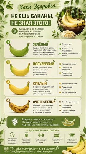 🍌 Не ешь бананы, пока не узнаешь это! Польза и вред для здоровья