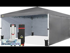 CROWN SHADES 10X10 Comercial Instant Canopy Pop Up Tent with Center Lock Review